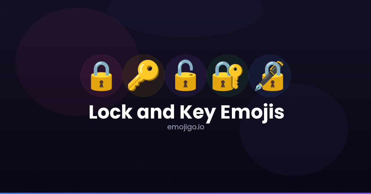 Key Risk Library Emoji ππ Lock and Key Emojis - Copy & Share