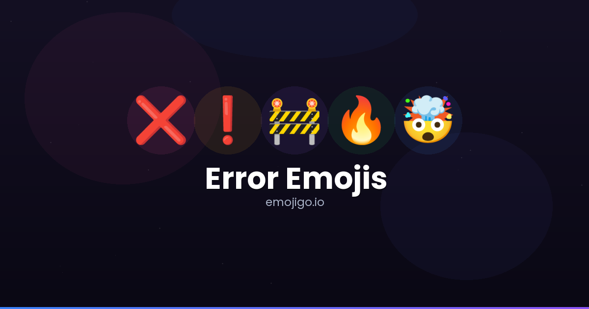 Computer Error Emoji Error Emojis - Copy & Share