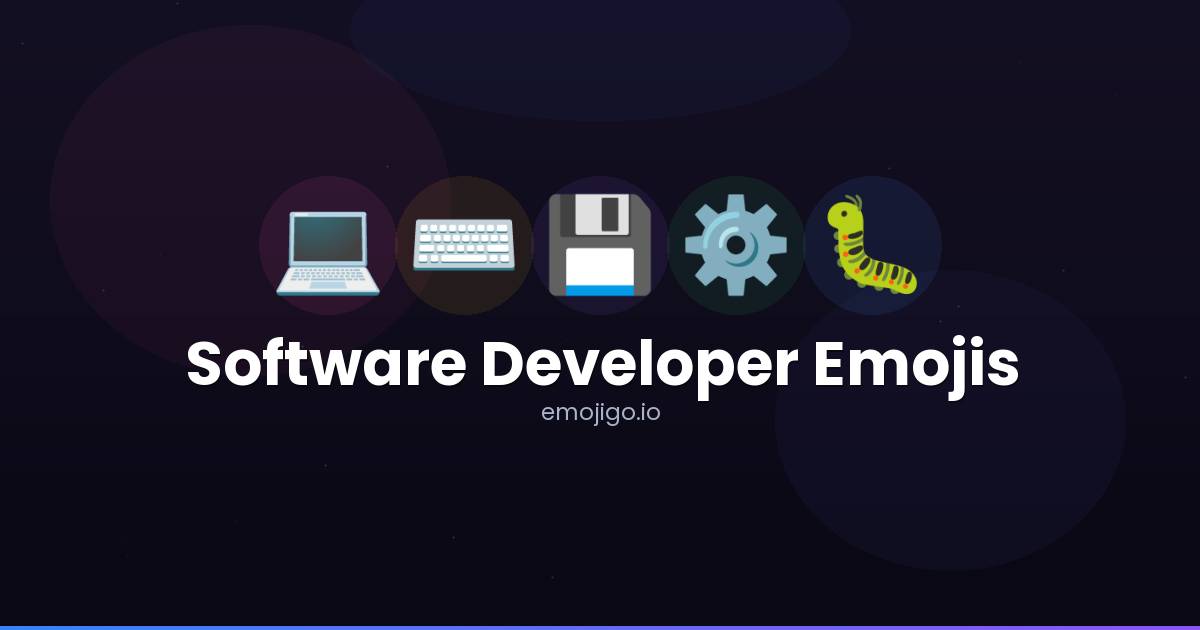 Software Developerscemoji π»β¨οΈ Software Developer Emojis - Copy & Share